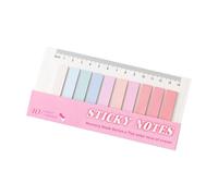 200 hojas de etiquetas adhesivas de colores para escribir, notas adhesivas, marcador de página para marcar, resaltar, anotar notas reutilizables