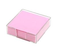 200 hojas de notas adhesivas multicolor con caja de almacenamiento transparente, diseños para organización y escritorio estética, soporte para bloc de notas
