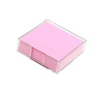200 hojas de notas adhesivas multicolor con caja de almacenamiento transparente, diseños para organización y escritorio estética, soporte para bloc de notas