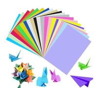 200 hojas de papel de colores, papel A4 de 70 g/m², papel de origami de doble cara, papel pastel surtido, 10 colores para manualidades, manualidades