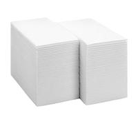 200 hojas de servilletas de papel, servilletas blancas suaves y absorbentes, desechables para cocina, baño, fiesta, boda desechable, 12x17 pulgadas