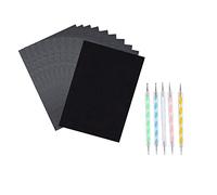 200 Hojas Papel Transferde Papel de Calco con 5 Pcs de Lápiz Capacitivo para Grabado, Negro Grafito A4 Papel Copiadora, para de Tatuaje de Tela y Copia de Seguimiento de Otras Superficies de Arte