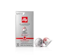 200 ILLY LUNGO compatibles NESPRESSO cpsulas de café aluminio