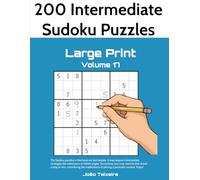 200 Intermediate Sudoku Puzzles in Large Print, Volume 17