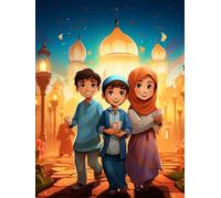 200 Islamic Coloring Pages for Kids: Fun Activity Book for Muslim Children