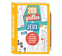 200 jeux de grilles - un crayon offert: Sudoku, mots fléchés, mots mélangés, mots croisés, mots casés... Avec un crayon offert (Mon livre nomade)