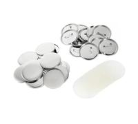 200 juegos de piezas de fabricante de botones de Pin de insignia de Metal 25mm 32mm 37mm DIY en blanco for hacer insignias con Base de hierro de manera eficiente(37mm)