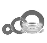 200 juntas aislantes transparentes de nailon plano de PVC, de plástico blando, M1,2, M2, M2,5, M3, M5, M20, M22 y M28.(M9*25 * 1.2)