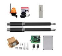 200 kg automático de doble brazo eléctrico para puerta oscilante, accionador de motor para control de acceso para entrada (KIT D)
