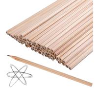 200 lápices HB, 17,7 cm x 0,7 cm, lápices de madera, lápices con mina HB, lápices de madera natural, lápices de madera, juego de lápices para estudiantes, profesores, material escolar, oficina,
