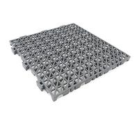 200 Losetas PVC Reforzadas Gris ≈22m² Antihumedad Garajes y almacenes | Paso de coches y maquinaria. Evita resbalones. Drenaje eficaz. Ideal trasteros, sótanos, bodegas, despensas y zonas húmedas.