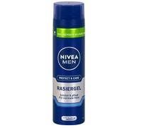 200 Ml Nivea Men Gel De Afeitar Protect & Care Con Aloe Vera Cuidado De Afeitado