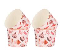 200 Moldes Desechables de Papel para Muffins y Magdalenas, Tazas para Hornear Seguras y Resistentes, Ideales para Pasteles en Tiendas de Postres y de Varios estilos