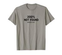 200% no Encontrado Error 404 - Estilo Rock Camiseta