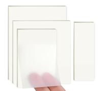 200 notas adhesivas transparentes en 4 tamaños, autoadhesivas, transparentes, impermeables, fáciles de publicar, adecuadas para oficina, hogar, escuela, reuniones (transparente, varios tamaños)