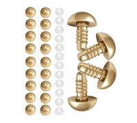 200 ojos y arandelas de seguridad para ganchillo amigurumi, ojos de plástico de color sólido de 10 mm, ojos de animales para manualidades para muñecas de ganchillo o reemplazo de amigurumis, animales