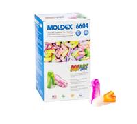 200 pares de tapones desechables Moldex 6604 Sparkplugs sin cable NRR 33