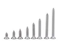 200 pcs M3 Tornillos Autorroscantes 304 Acero Inoxidable Cabeza de Cacerola Tornillos Autoperforantes Surtido Kit(Cabeza plana)