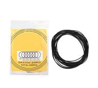 200 PCS O Ring Watch Gasket, Watch Back Cover Seal Gaskets Rubber Seal Washers Replacement O Rings Repairing Tool for Watchmaker (0.5mm waterproof ring)