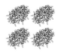 200 Pcs Self Drilling Screw, Stainless Steel Countersunk Cross Head Fastener, 13mm Full Thread Screws for Wood and Metal, Corrosion Resistant Hardware Kit for DIY and Professional (Mch. 2-18)