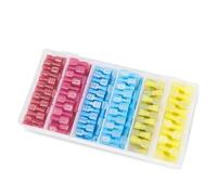 200 Pcs Spade Quick Disconnect Connectors Kit, Electrical Insulated Terminals, Male and Female Spade Wire Crimp Terminal