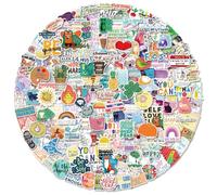 200 pegatinas con cita motivacional: palabras inspiradoras positivas para tableros de visión, planificadores y más, calcomanías para adolescentes, adultos, profesores, ideales para botellas de agua,