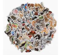 200 pegatinas de animales, pegatinas impermeables de animales de colores, pegatinas de animales grandes, pegatinas coloridas para animales, pegatinas de animales de zoológico, adecuadas para tazas,