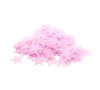 200 pegatinas de pared luminosas con estrellas, color rosa para el hogar, techo, brillan en la oscuridad, para habitaciones infantiles, habitaciones de bebés y niños