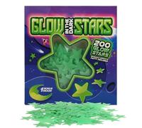 200 Pegatinas Fluorescentes 3D de Estrellas y Luna para Techo y Pared,Decoración Infantil para Habitación de Niños,Crea un Realista Cielo Estrellado,Vinilos Autoadhesivos para Dormitorios de Bebés