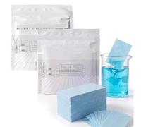 200 Piece Floor Cleaning Tablets Multi-Surface Cleaner, Multi-Effect Tile Cleaner Slice All-Around Dissolving Paper Sheet for Wooden Tiles Fast Dry Fresh and Comfort (Azul)