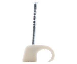 200 Pieza Clip adhesivo con clavo gris claro - Clip de uñas 7 12mm 2026 35 LGR SP | OBO | 2026 35 LGR SP | 2228440 | Grapa de sujección de cable a pared