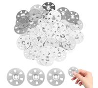 200 Piezas Arandela 35mm, Acero Galvanizado Arandelasm Arandelas de 6 Garras Placa de Espuma para Distribución de Carga para Tornillos, Clavos, Placas de Yeso Laminado y Placas Compuestas