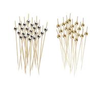 200 Piezas Brochetas De Frutas, Brochetas De Frutas Con Cuentas Redondas, Juego De Brochetas De Cóctel, Tenedor De Frutas Para Aperitivos, Adecuado Para Fiestas Y Reuniones