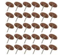 200 Piezas Clavos para Techos Arandela de Plástico, Cabeza Plana | Fijación Segura para Fieltro y Paneles de Espuma, Tapa Redonda Plástica, Uso en Cubiertas y Envolturas