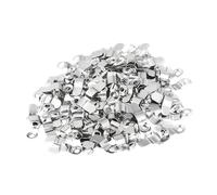 200 Piezas Clip Arqueado de Metal Plata para Marco de Fotos | Instalación Fácil, Acabado Profesional, Pieza Pequeña y Resistente, para Decoración del Hogar y Scrapbooking