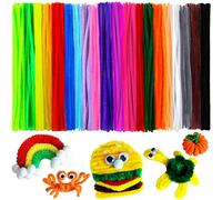 200 piezas de 20 colores, limpiadores de tuberías, tallos de chenilla, limpiadores de tuberías para manualidades, suministros de arte y manualidades