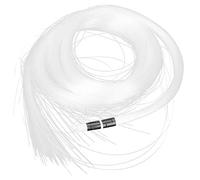 200 Piezas de 3 Metros de Decoración de Cortinas de Cable de Fibra óptica de Plástico PMMA, Se Adaptan a Diversos Entornos, Hacen Cortinas, Mamparas, Pantallas de Cielo, Techos