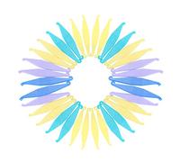 200 piezas de anillos de goma desechables pequeños ganchos de ortodoncia elásticos colocadores apoyos bandas elásticas removedores multicolor mixto higiénico