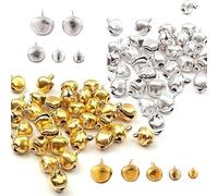 200 Piezas De Campanas De Plata, Campanas Artesanales, Campanas De Pulsera Diy, Colgantes De Campana, Campanas De Metal