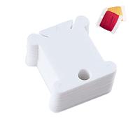 200 piezas de carrete de plástico, tarjeta de hilo de terciopelo bordado, organizador de hilos de punto de cruz, bobinador, herramienta de acabado de hilo de bordado, utilizado para costura