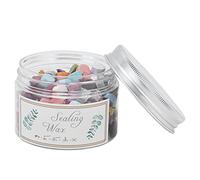 200 piezas de cuentas de sello de cera, partículas de cera de sellado octogonal embotelladas DIY para sellar sellos