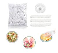 200 piezas de envoltura de plástico,bolsas de conservación fresca, Bolsas de Alimentos Frescos,Bolsas de Conservacion Elasticas,adecuada para mantener verduras frescas, frutas.