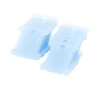 200 piezas de hilo de bordado de punto de cruz, bobinas de hilo dental, color azul, 3,8 x 3,5 cm