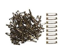 200 Piezas de Pasador de Bloqueo, pasadores de Barra de Metal, broches para Insignias, fabricación de ramilletes, Etiquetas de Nombre, alfileres de Juguete y fabricación de Joyas(2.5cm)