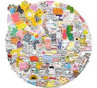 200 Piezas de Pegatinas Inspiradoras, Pegatinas Motivadoras en Vinilo Impermeable para Portátiles, Botellas de Agua, Skateboard Maleta y Álbumes de Recortes, Pegatinas Texto para Adolescentes Niños