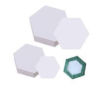 200 Piezas De Plantillas De Costura De Papel Hexagonal, Plantillas De Papel De 26Mm/36Mm, Herramientas De ArtesaníA De Plantilla, Herramientas De Mano De Patchwork Diy