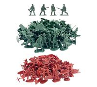 200 Piezas De Soldados y Juguetes para Hombres, Personajes Mini De Entrenamiento Con Animales