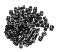200 Piezas Espaciadores Redondos De Nylon Negro 5,2 × 7 3 Mm-5, 10 Mm, Arandelas Soporte Separación Columna No Roscadas Adecuadas for Ingeniería Bricolaje(5.2x7x10mm)