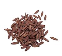 200 piezas hechas a mano etiqueta etiqueta ovalada botones de madera con 2 agujeros botones de madera para manualidades costura ropa decoración