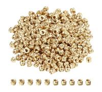 200 Piezas Insertos Roscados de Ajuste Térmico, M3 Insertos de Tuercas para Componentes de Impresión 3D y Piezas de Plástico - Tuercas Moleteadas Métricas de Latón